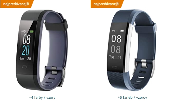 YAMAY Fitness Tracker, Nový dizajn so svietiacim farebným náramkom na fitnes, Fitness hodinky pre ženy mužov, určenie rýchlosti a vzdialenosti v reálnom čase GPS vášho smartphonu
